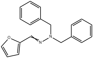 2-furaldehyde dibenzylhydrazone 结构式