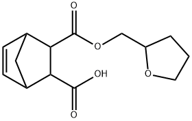 3-[(tetrahydro-2-furanylmethoxy)carbonyl]bicyclo[2.2.1]hept-5-ene-2-carboxylic acid 结构式