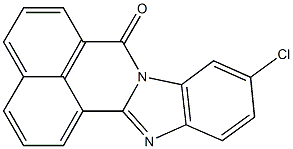 10-chloro-7H-benzimidazo[2,1-a]benzo[de]isoquinolin-7-one 结构式