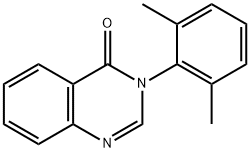 3-(2,6-dimethylphenyl)-4(3H)-quinazolinone 结构式