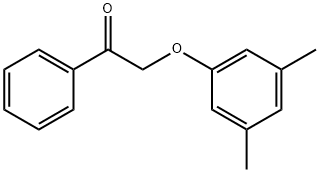 2-(3,5-dimethylphenoxy)-1-phenylethanone 结构式