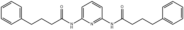 4-phenyl-N-{6-[(4-phenylbutanoyl)amino]-2-pyridinyl}butanamide 结构式