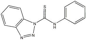 N-phenyl-1H-1,2,3-benzotriazole-1-carbothioamide 结构式