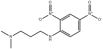 N~1~-(2,4-dinitrophenyl)-N~3~,N~3~-dimethyl-1,3-propanediamine 结构式