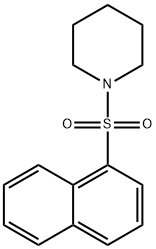 1-(1-naphthylsulfonyl)piperidine 结构式