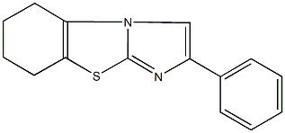 2-phenyl-5,6,7,8-tetrahydroimidazo[2,1-b][1,3]benzothiazole 结构式