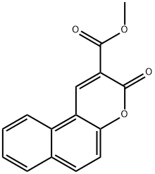 methyl 3-oxo-3H-benzo[f]chromene-2-carboxylate 结构式