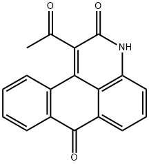 1-acetyl-3H-naphtho[1,2,3-de]quinoline-2,7-dione 结构式