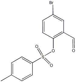 4-bromo-2-formylphenyl 4-methylbenzenesulfonate 结构式