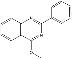 4-methoxy-2-phenylquinazoline 结构式