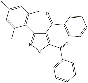 (5-benzoyl-3-mesitylisoxazol-4-yl)(phenyl)methanone 结构式