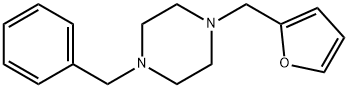 1-(furan-2-ylmethyl)-4-(phenylmethyl)piperazine 结构式