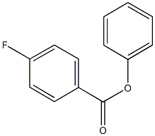 phenyl 4-fluorobenzoate 结构式