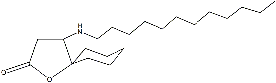 4-(dodecylamino)-1-oxaspiro[4.5]dec-3-en-2-one 结构式