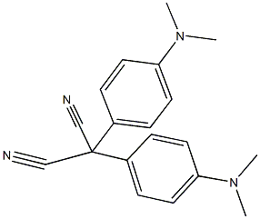 2,2-bis[4-(dimethylamino)phenyl]malononitrile 结构式