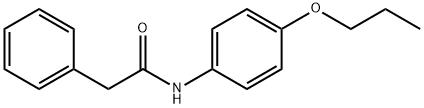 2-phenyl-N-(4-propoxyphenyl)acetamide 结构式