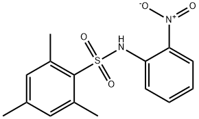 N-{2-nitrophenyl}-2,4,6-trimethylbenzenesulfonamide 结构式