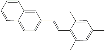 2-(2-mesitylvinyl)naphthalene 结构式
