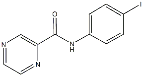 N-(4-iodophenyl)pyrazine-2-carboxamide 结构式