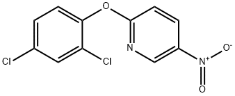 2-(2,4-dichlorophenoxy)-5-nitropyridine 结构式