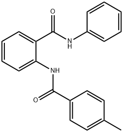 2-[(4-methylbenzoyl)amino]-N-phenylbenzamide 结构式