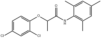 2-(2,4-dichlorophenoxy)-N-mesitylpropanamide 结构式