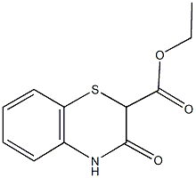 3-氧代-3,4-二氢-2H-苯并[B][1,4]噻嗪-2-羧酸乙酯 结构式