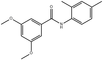 N-(2,4-dimethylphenyl)-3,5-dimethoxybenzamide 结构式