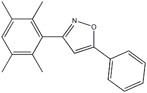 5-phenyl-3-(2,3,5,6-tetramethylphenyl)isoxazole 结构式
