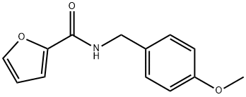 N-(4-methoxybenzyl)-2-furamide 结构式