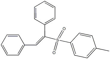 1,2-diphenylvinyl 4-methylphenyl sulfone 结构式