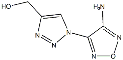 [1-(4-amino-1,2,5-oxadiazol-3-yl)-1H-1,2,3-triazol-4-yl]methanol 结构式