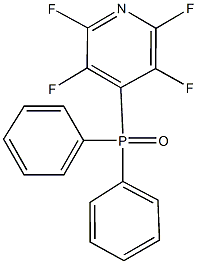 diphenyl(2,3,5,6-tetrafluoro-4-pyridinyl)phosphine oxide 结构式