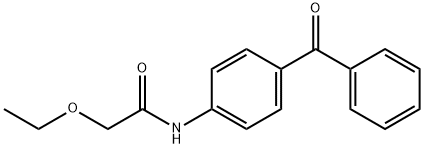 N-(4-benzoylphenyl)-2-ethoxyacetamide 结构式