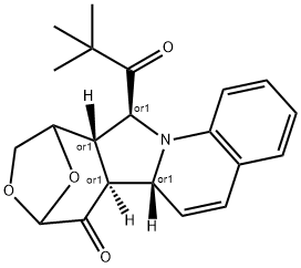 3-(2,2-dimethylpropanoyl)-17,19-dioxa-4-azapentacyclo[14.2.1.0~2,14~.0~4,13~.0~5,10~]nonadeca-5,7,9,11-tetraen-15-one 结构式