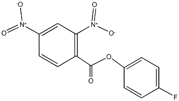 4-fluorophenyl 2,4-dinitrobenzoate 结构式