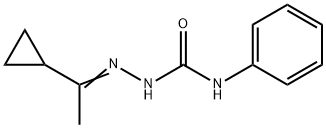 1-cyclopropylethanone N-phenylsemicarbazone 结构式