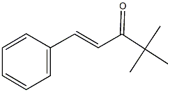 4,4-dimethyl-1-phenyl-1-penten-3-one 结构式