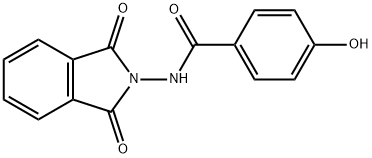 N-(1,3-dioxo-1,3-dihydro-2H-isoindol-2-yl)-4-hydroxybenzamide 结构式