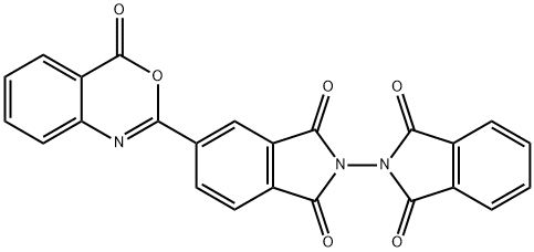 5-(4-oxo-4H-3,1-benzoxazin-2-yl)-2,2'-bis[1H-isoindole-1,3(2H)-dione] 结构式