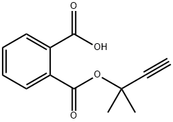 2-{[(1,1-dimethyl-2-propynyl)oxy]carbonyl}benzoic acid 结构式