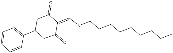 2-[(nonylamino)methylene]-5-phenyl-1,3-cyclohexanedione 结构式