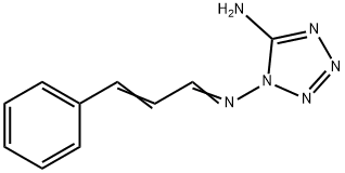 N-(5-amino-1H-tetraazol-1-yl)-N-(3-phenyl-2-propenylidene)amine 结构式