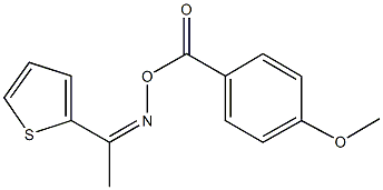1-(2-thienyl)ethanone O-(4-methoxybenzoyl)oxime 结构式