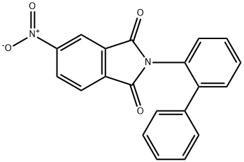 2-[1,1'-biphenyl]-2-yl-5-nitro-1H-isoindole-1,3(2H)-dione 结构式