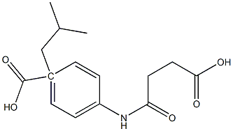 4-[4-(isobutoxycarbonyl)anilino]-4-oxobutanoic acid 结构式