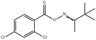 3,3-dimethyl-2-butanone O-(2,4-dichlorobenzoyl)oxime 结构式