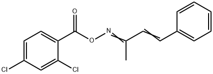 4-phenyl-3-buten-2-one O-(2,4-dichlorobenzoyl)oxime 结构式