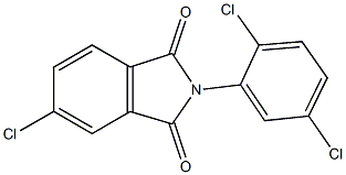 5-chloro-2-(2,5-dichlorophenyl)-1H-isoindole-1,3(2H)-dione 结构式