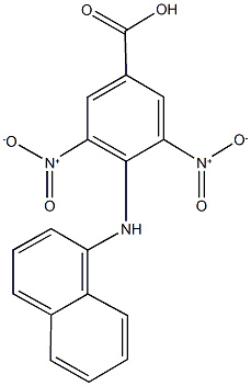 3,5-bisnitro-4-(1-naphthylamino)benzoic acid 结构式